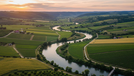 Serene River and Lake Landscape Photography