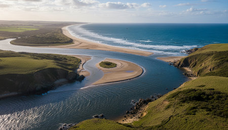 Serene River and Lake Landscape Photography