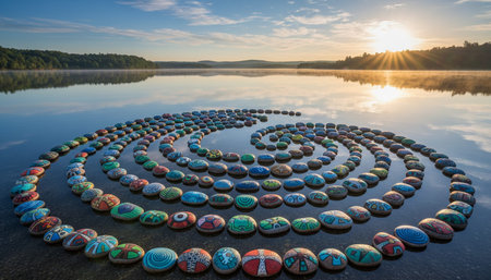 Serene River and Lake Landscape Photography