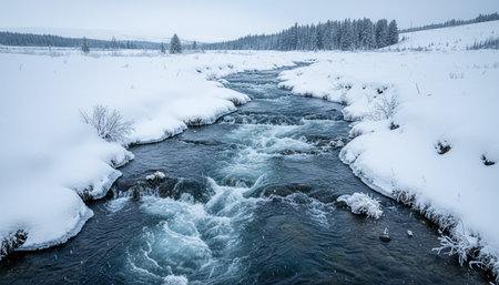 Serene River and Lake Landscape Photography