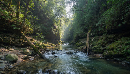 Serene River and Lake Landscape Photography