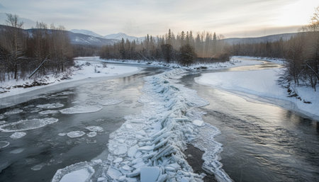 Serene River and Lake Landscape Photography