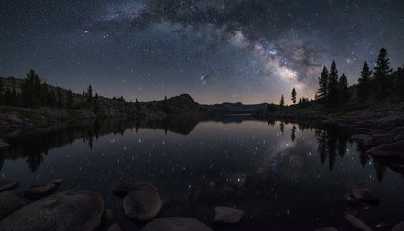 Serene River and Lake Landscape Photography