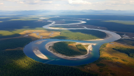 Serene River and Lake Landscape Photography