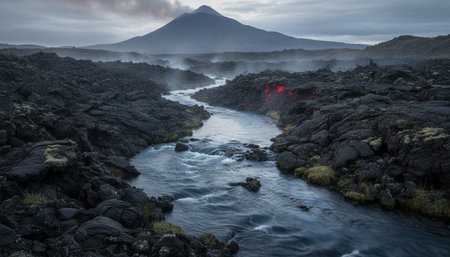 Serene River and Lake Landscape Photography