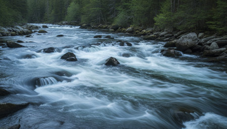 Serene River and Lake Landscape Photography