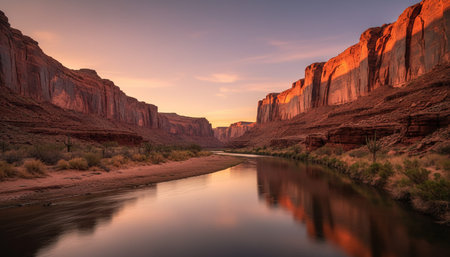 Serene River and Lake Landscape Photography