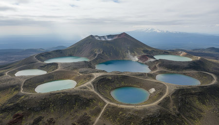 Serene River and Lake Landscape Photographyの写真素材