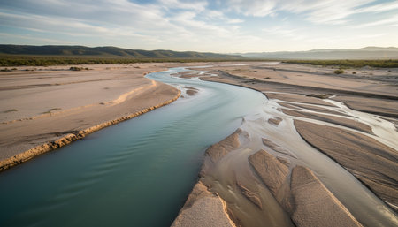 Serene River and Lake Landscape Photography