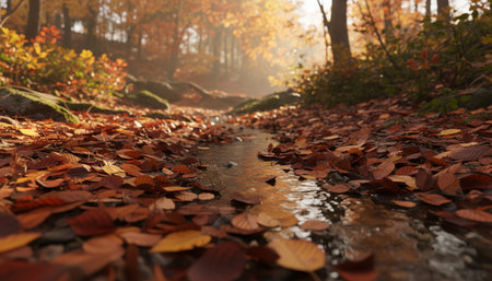 Serene River and Lake Landscape Photographyの写真素材
