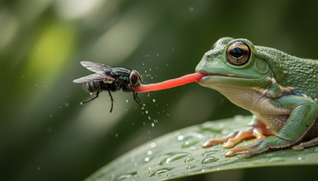 Serene River and Lake Landscape Photographyの写真素材
