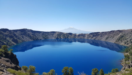 Serene River and Lake Landscape Photographyの写真素材
