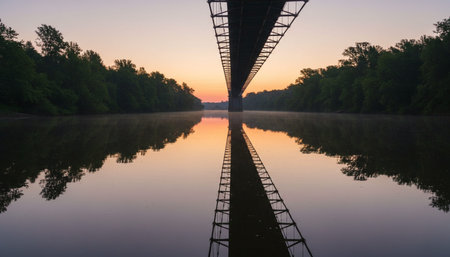 Serene River and Lake Landscape Photography