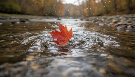 Serene River and Lake Landscape Photographyの写真素材