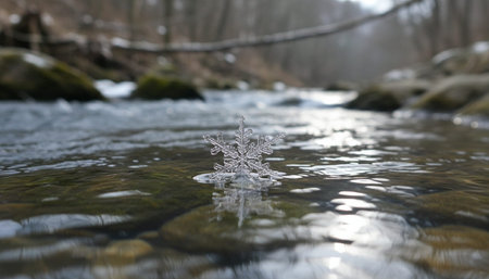 Serene River and Lake Landscape Photographyの写真素材