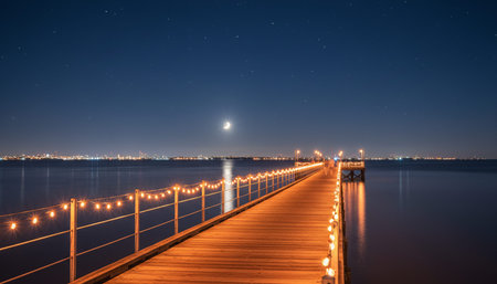 Serene River and Lake Landscape Photographyの写真素材