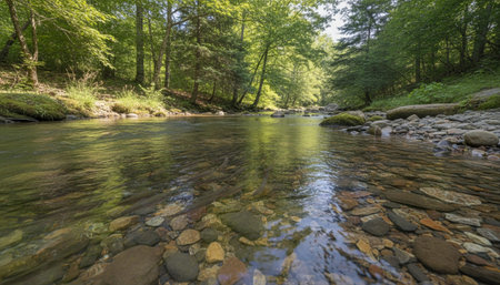 Serene River and Lake Landscape Photography