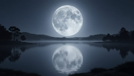 Serene River and Lake Landscape Photography