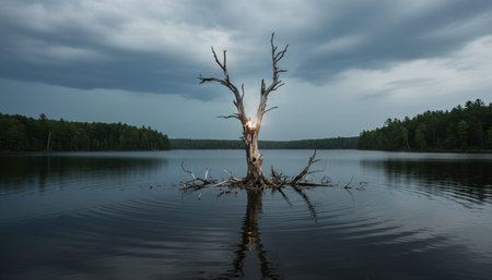 Serene River and Lake Landscape Photography
