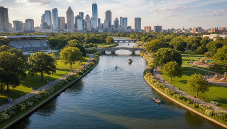 Serene River and Lake Landscape Photography