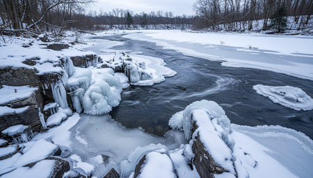 Serene River and Lake Landscape Photography