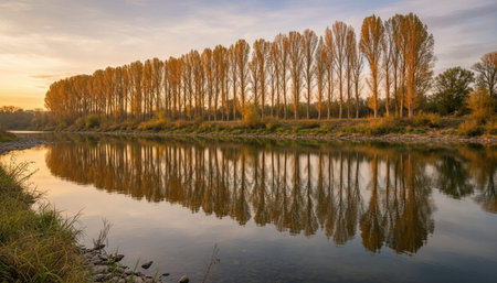 Serene River and Lake Landscape Photography