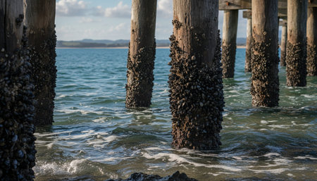 Serene River and Lake Landscape Photographyの写真素材