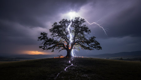 Beautiful Sky and Clouds in Natural Environmentの写真素材