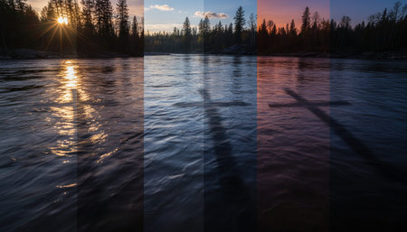 Beautiful Sky and Clouds in Natural Environmentの写真素材