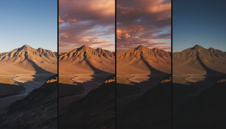 Beautiful Sky and Clouds in Natural Environmentの写真素材