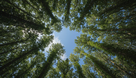 Beautiful Sky and Clouds in Natural Environmentの写真素材