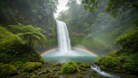 Serene River and Lake Landscape Photographyの写真素材