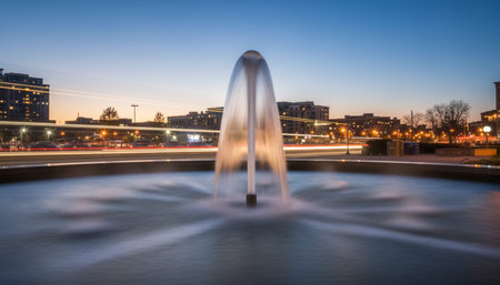 Serene River and Lake Landscape Photographyの写真素材