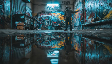 Serene River and Lake Landscape Photographyの写真素材