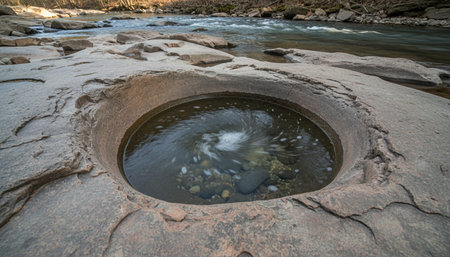 Serene River and Lake Landscape Photographyの写真素材