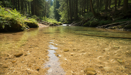 Serene River and Lake Landscape Photography