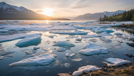 Serene River and Lake Landscape Photography