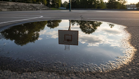Serene River and Lake Landscape Photographyの写真素材