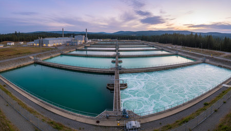 Serene River and Lake Landscape Photographyの写真素材