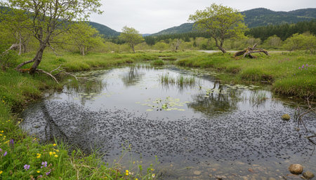 Serene River and Lake Landscape Photography