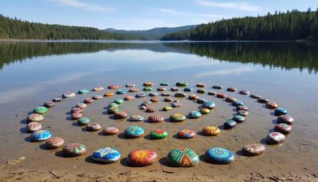 Serene River and Lake Landscape Photography