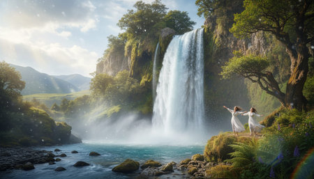 Serene River and Lake Landscape Photography