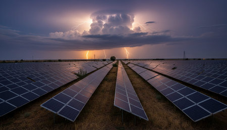 Beautiful Sky and Clouds in Natural Environmentの写真素材