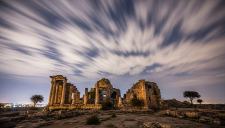 Beautiful Sky and Clouds in Natural Environmentの写真素材