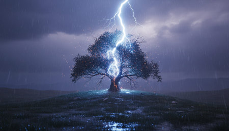 Beautiful Sky and Clouds in Natural Environmentの写真素材