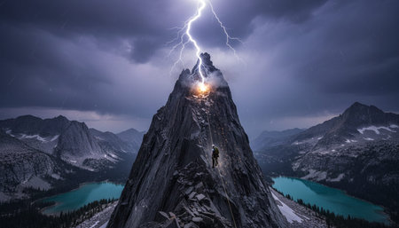 Outdoor Mountain Landscape Photographyの写真素材