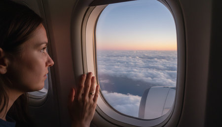 Beautiful Sky and Clouds in Natural Environmentの写真素材