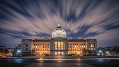 Beautiful Sky and Clouds in Natural Environmentの写真素材