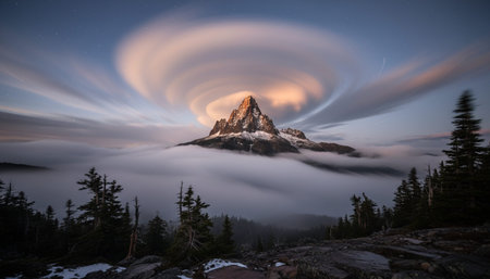 Beautiful Sky and Clouds in Natural Environment