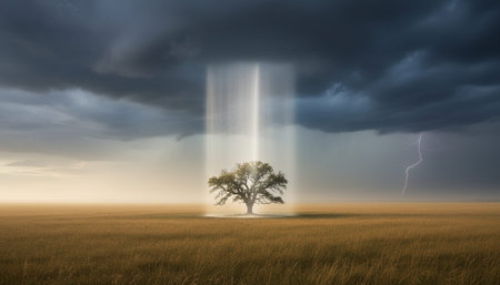 Beautiful Sky and Clouds in Natural Environment